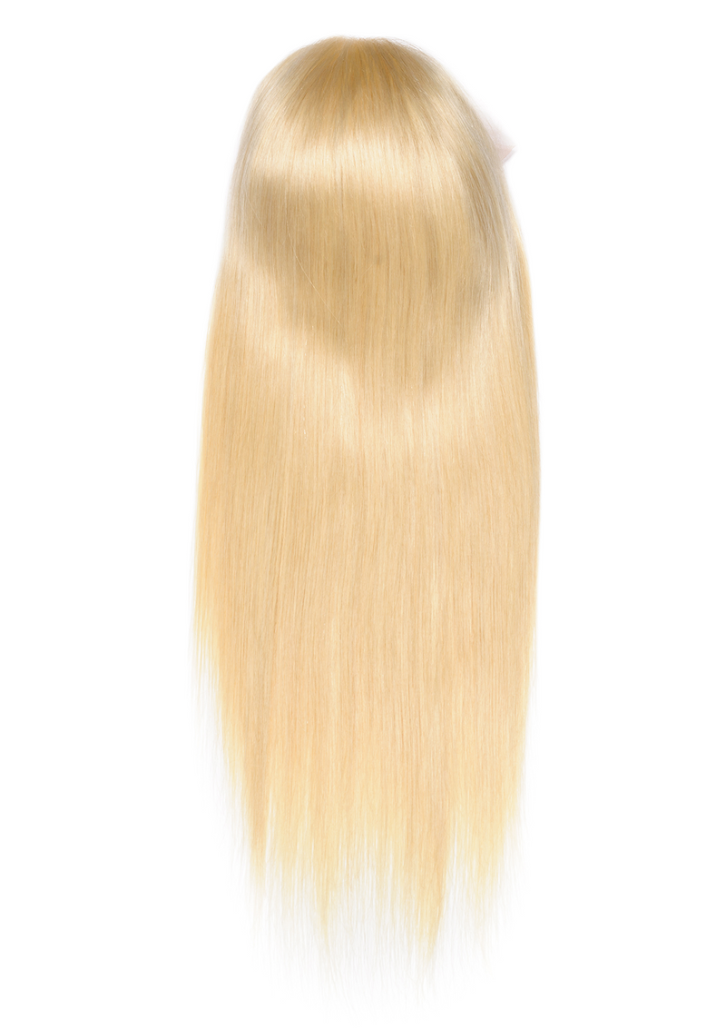 Transparent Blonde Straight Lace Wig
